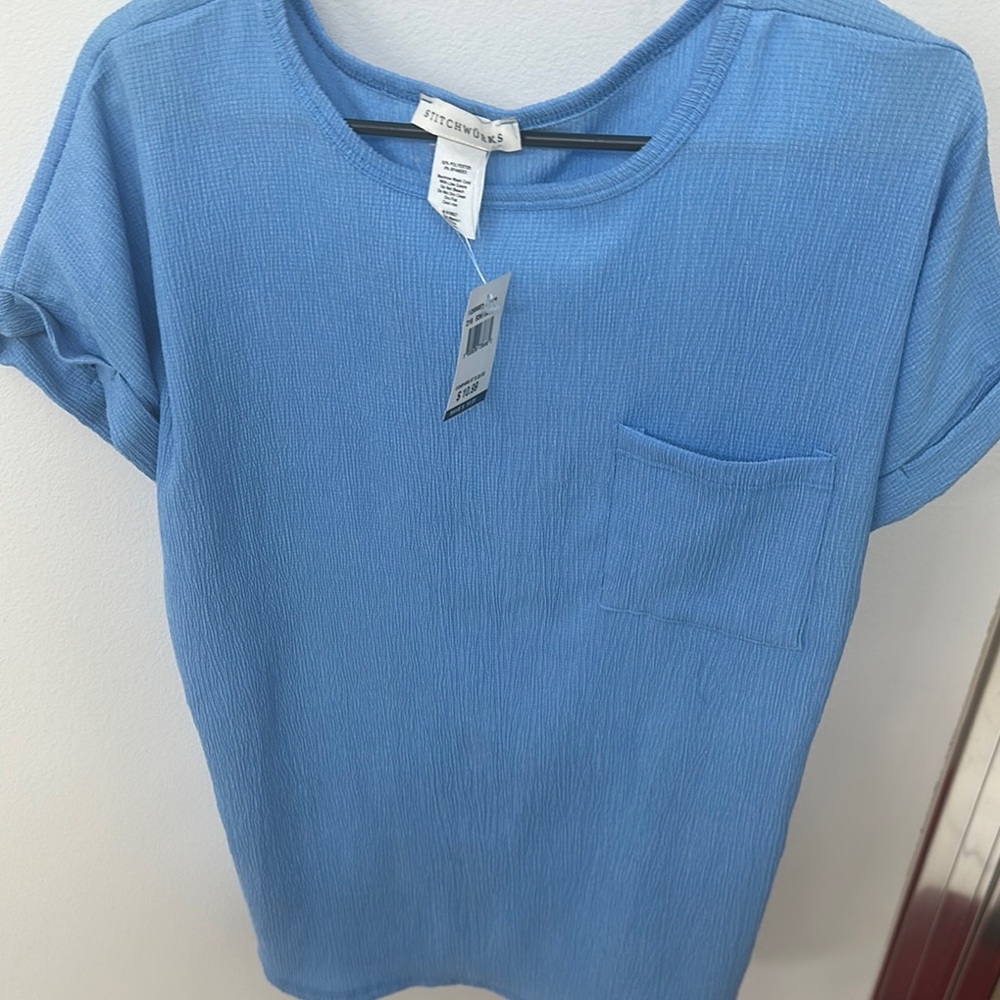 Fifth Sun Relaxed Blue Short Sleeve Tee
